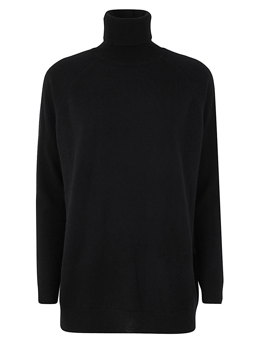 DRUMOHR Oversized Turtle Neck Sweater with Side Splits Detail