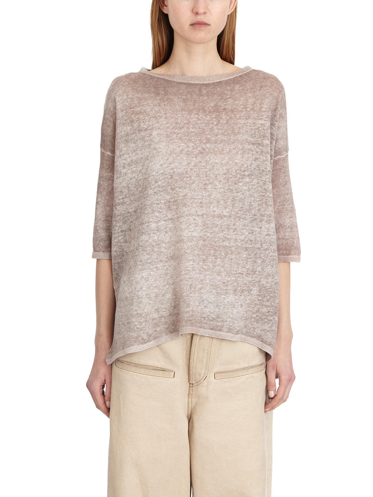 AVANT TOI Wide Neckline Oversized Sweater - Size S