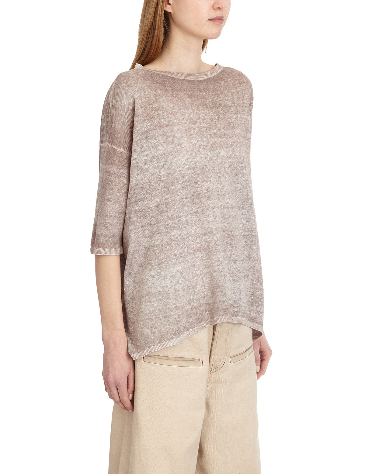 AVANT TOI Wide Neckline Oversized Sweater - Size S