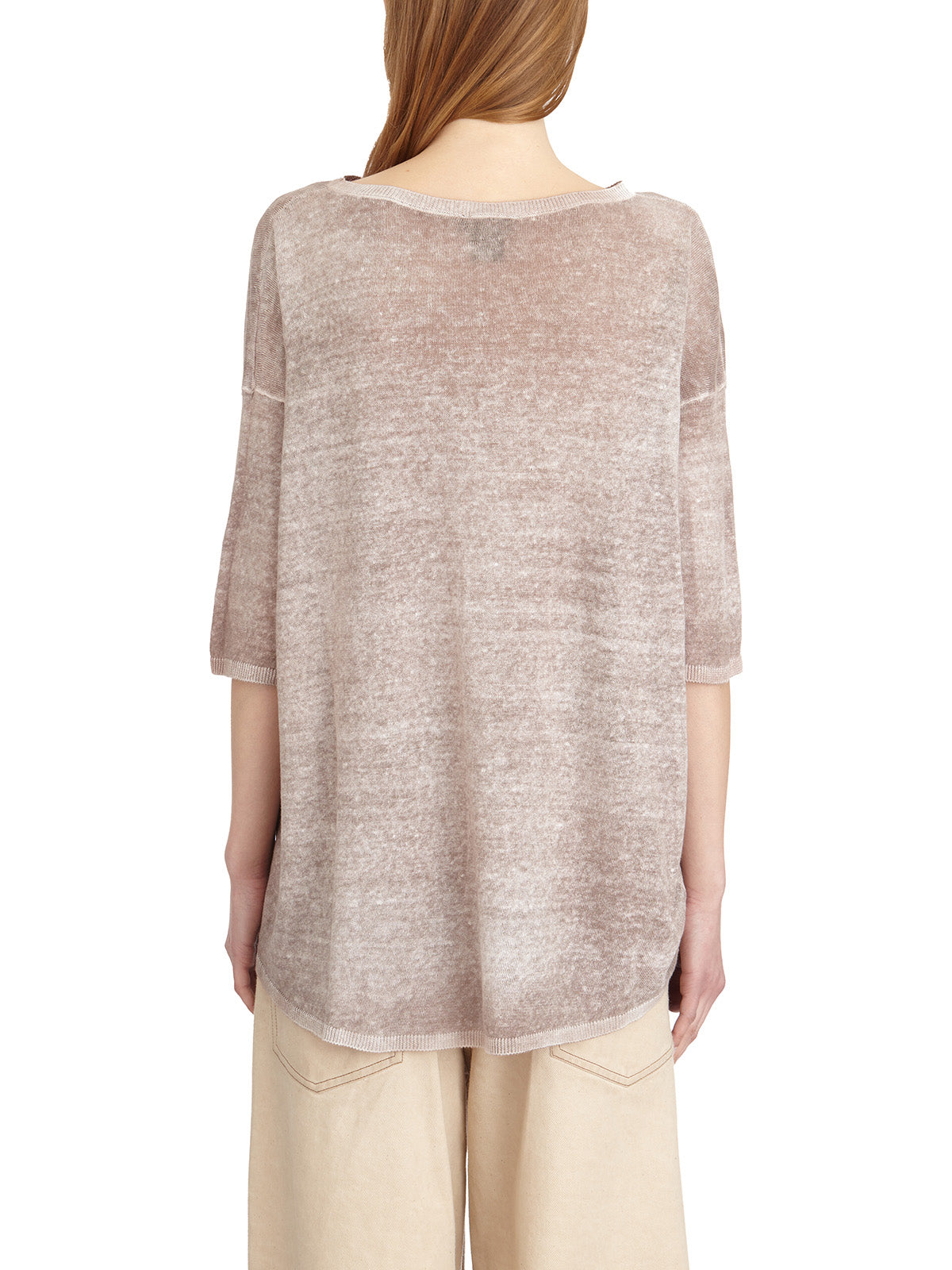 AVANT TOI Wide Neckline Oversized Sweater - Size S