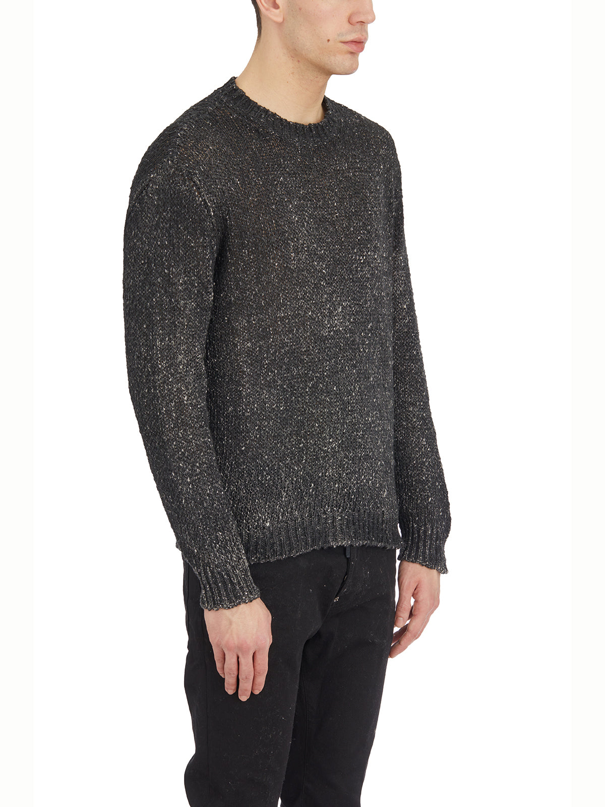 AVANT TOI Crew Neck Sweater in Cotton and Linen - Size M