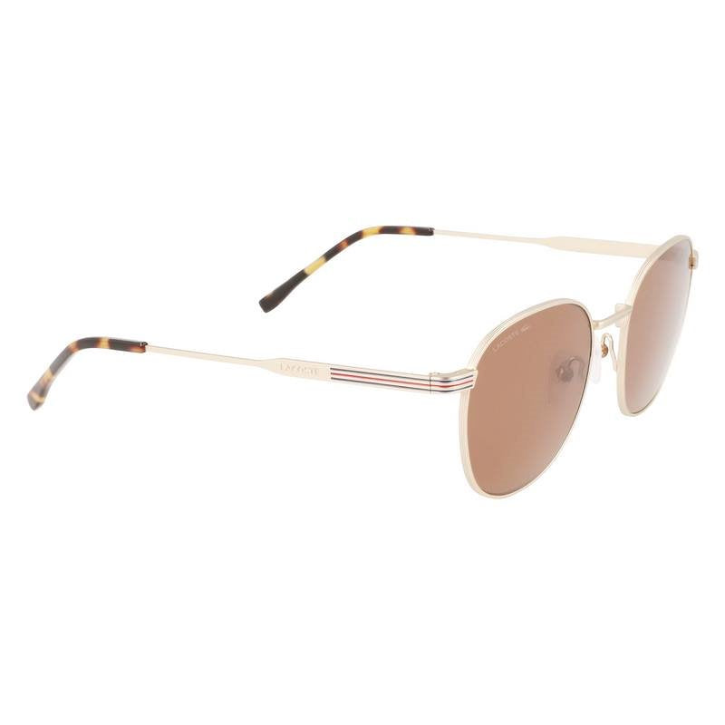 LACOSTE Gold Metal Sunglasses for All Seasons