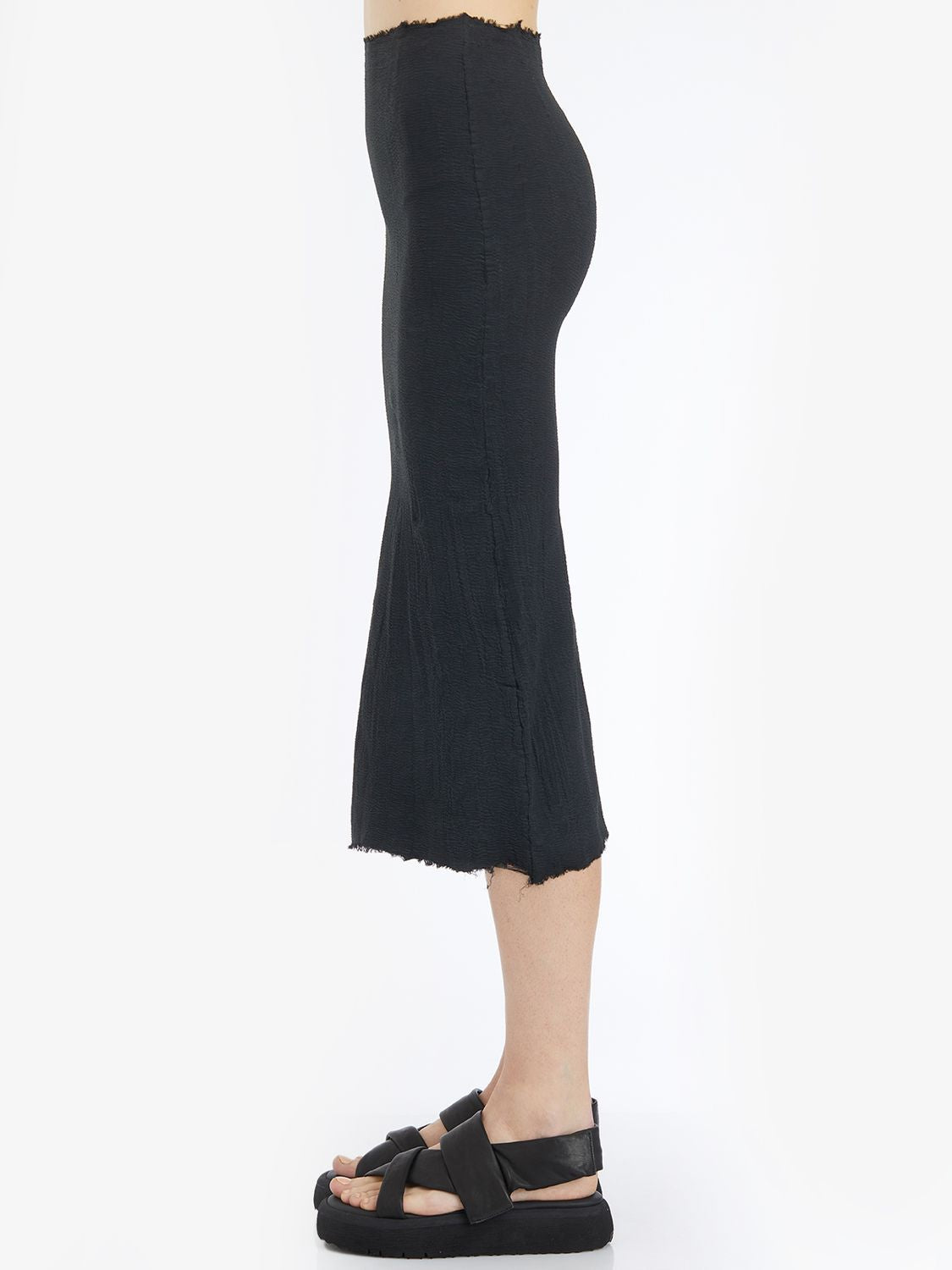 MARC LE BIHAN Stretch Silk Mix Mini Skirt - Size 38