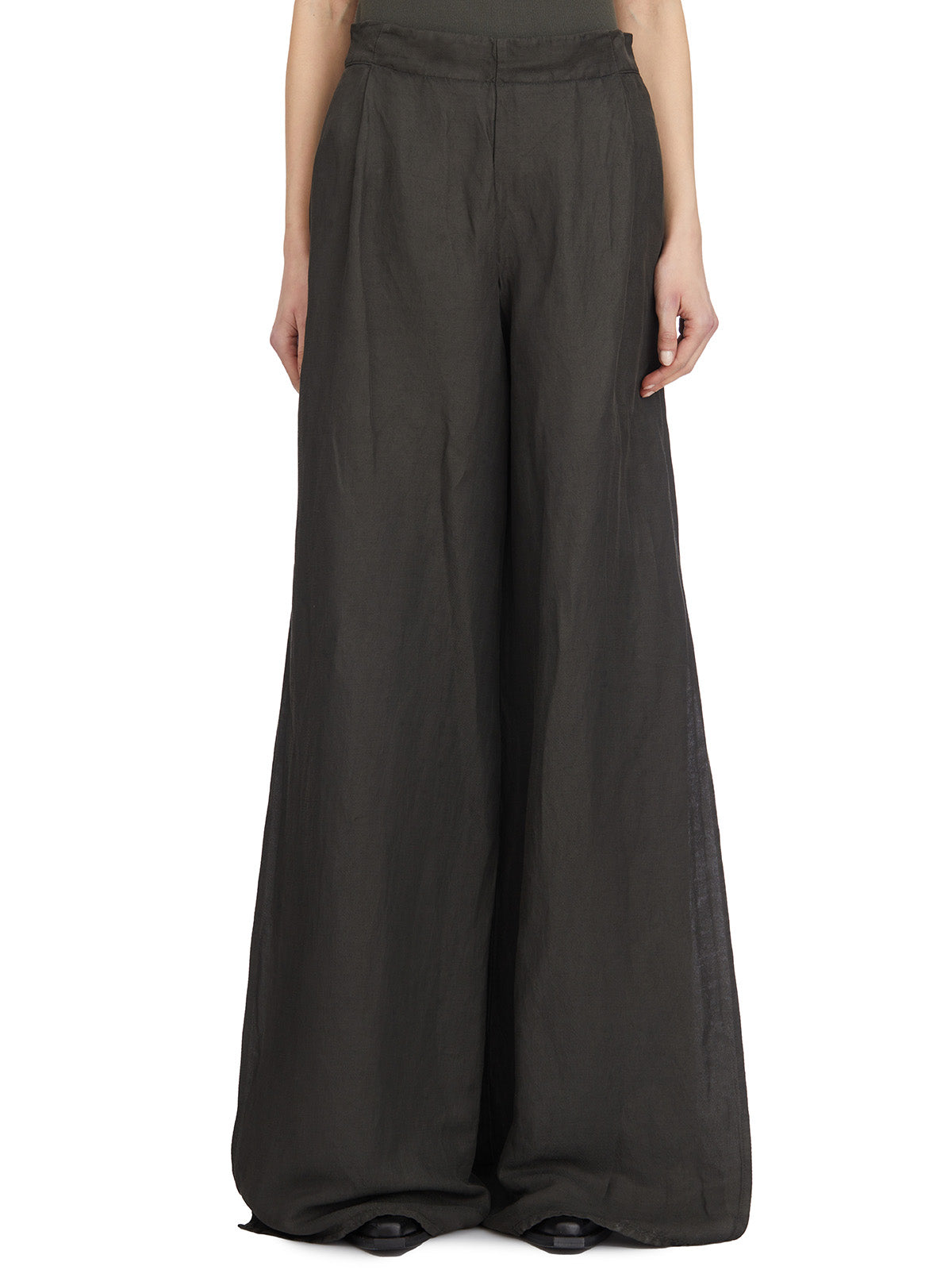 ANDREA YA'AQOV Wide Leg Trousers with Split - Size S