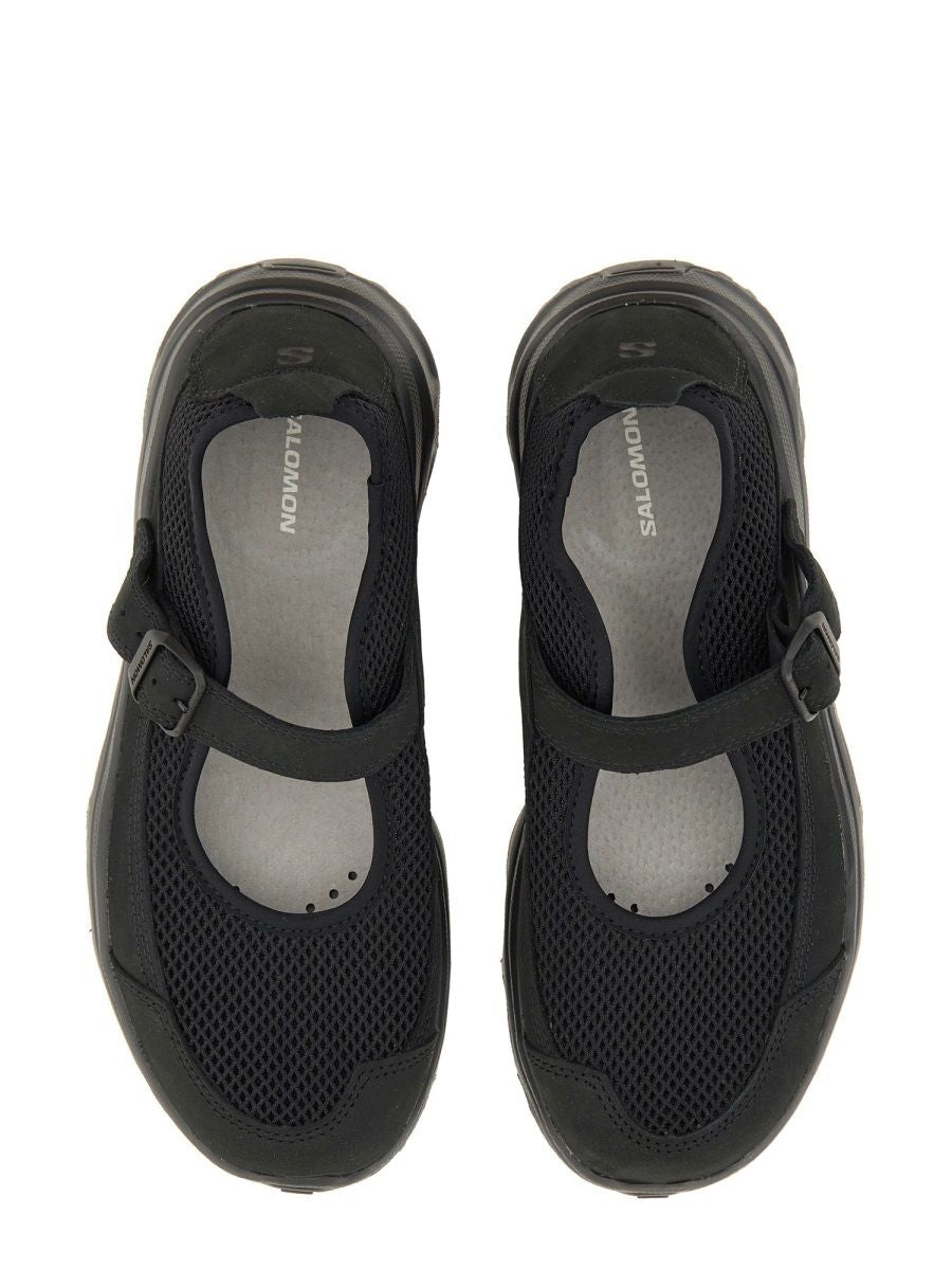 SALOMON Elegant Fabric and Leather Ballerinas for Women