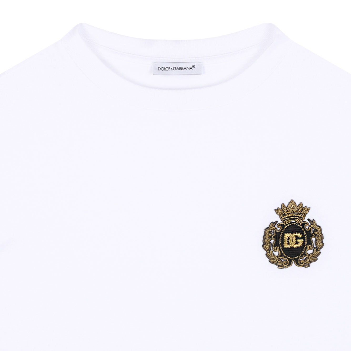 DOLCE & GABBANA Classic Cotton T-Shirt for Boys - FW25 Edition