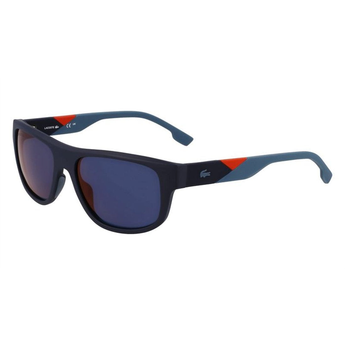 LACOSTE Contemporary Matte Mini Frame Sunglasses for Men