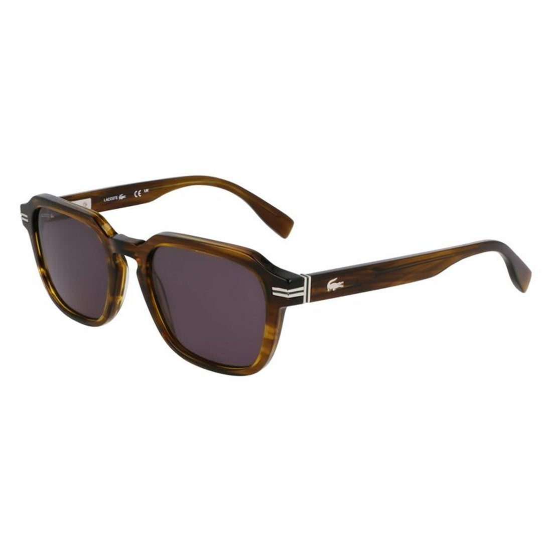 LACOSTE Classic Striped Frame Sunglasses for Men