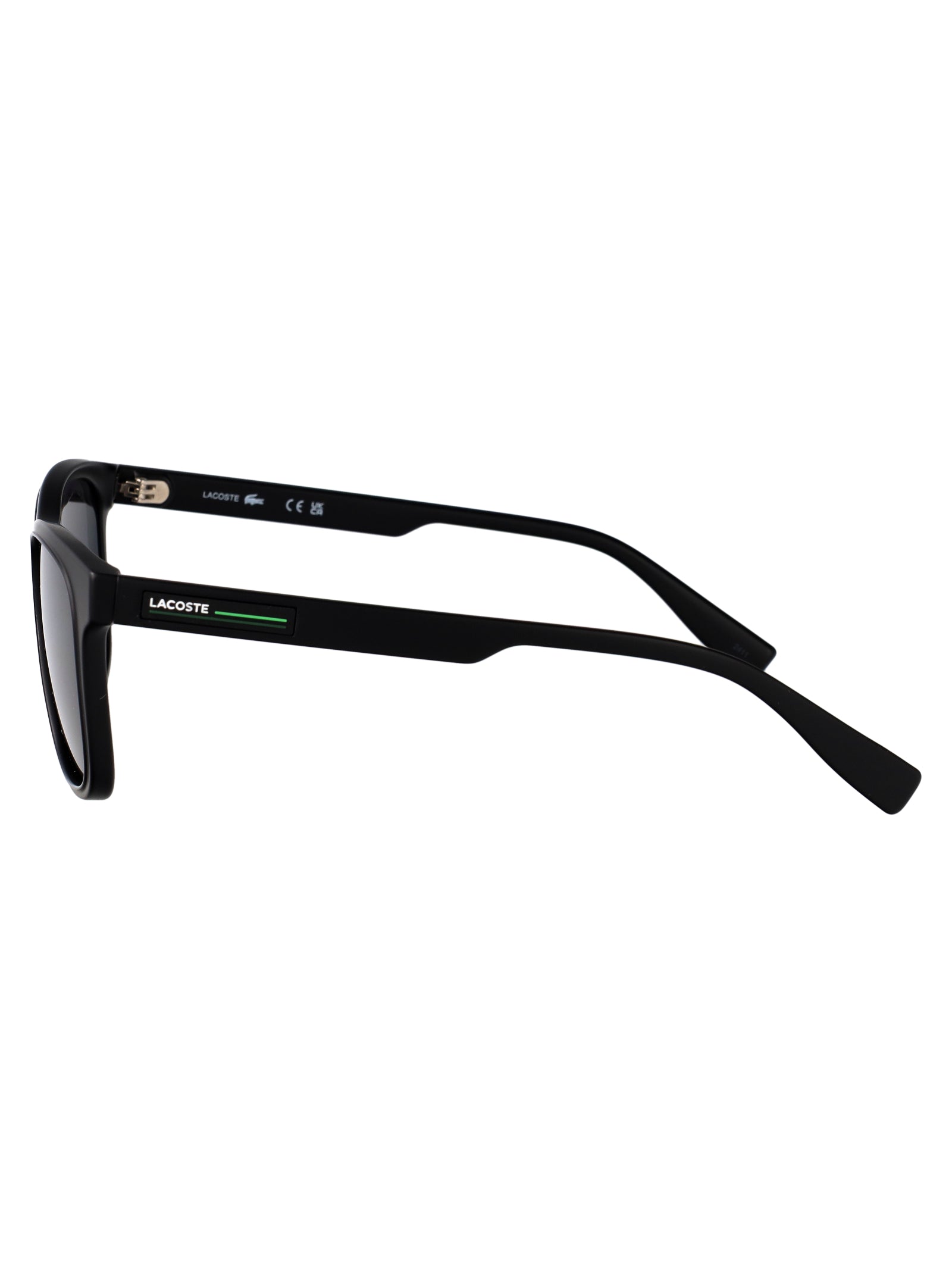 LACOSTE Matte Black Acetate Men's Sunglasses