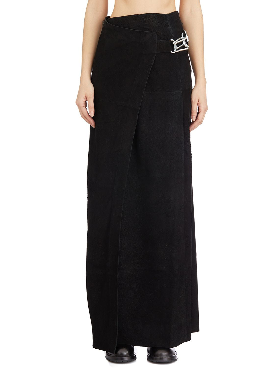 VANDERWILT Leather Wallet Closure Skirt