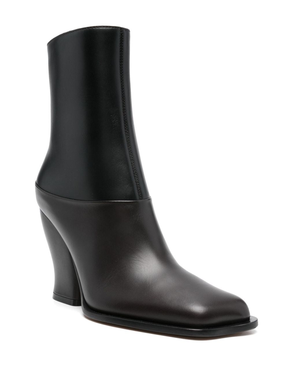 LOEWE Two-Colour Wave Ankle Boots for Women