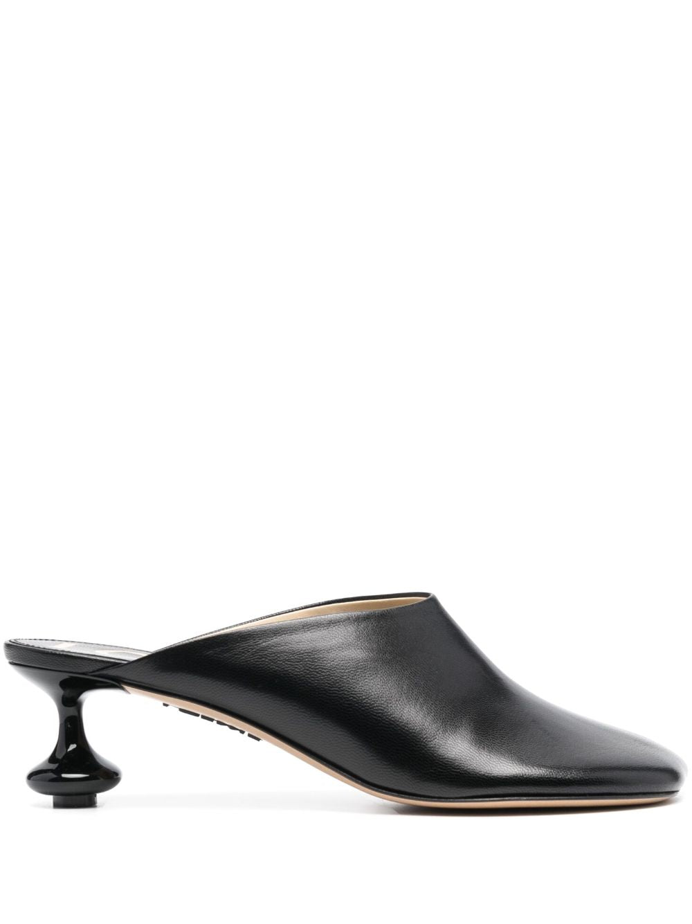 LOEWE Mini Petal Toe Leather Clogs