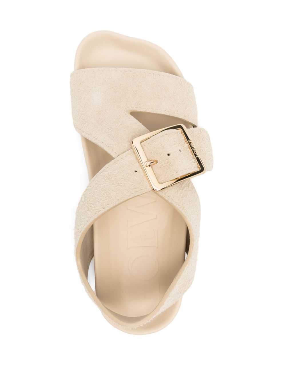 LOEWE Women's Crossover Strap Open Toe Sandals
