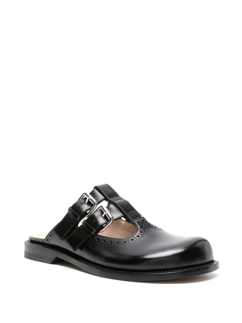 LOEWE Leather Mary Jane Flats for Women - SS25 Collection