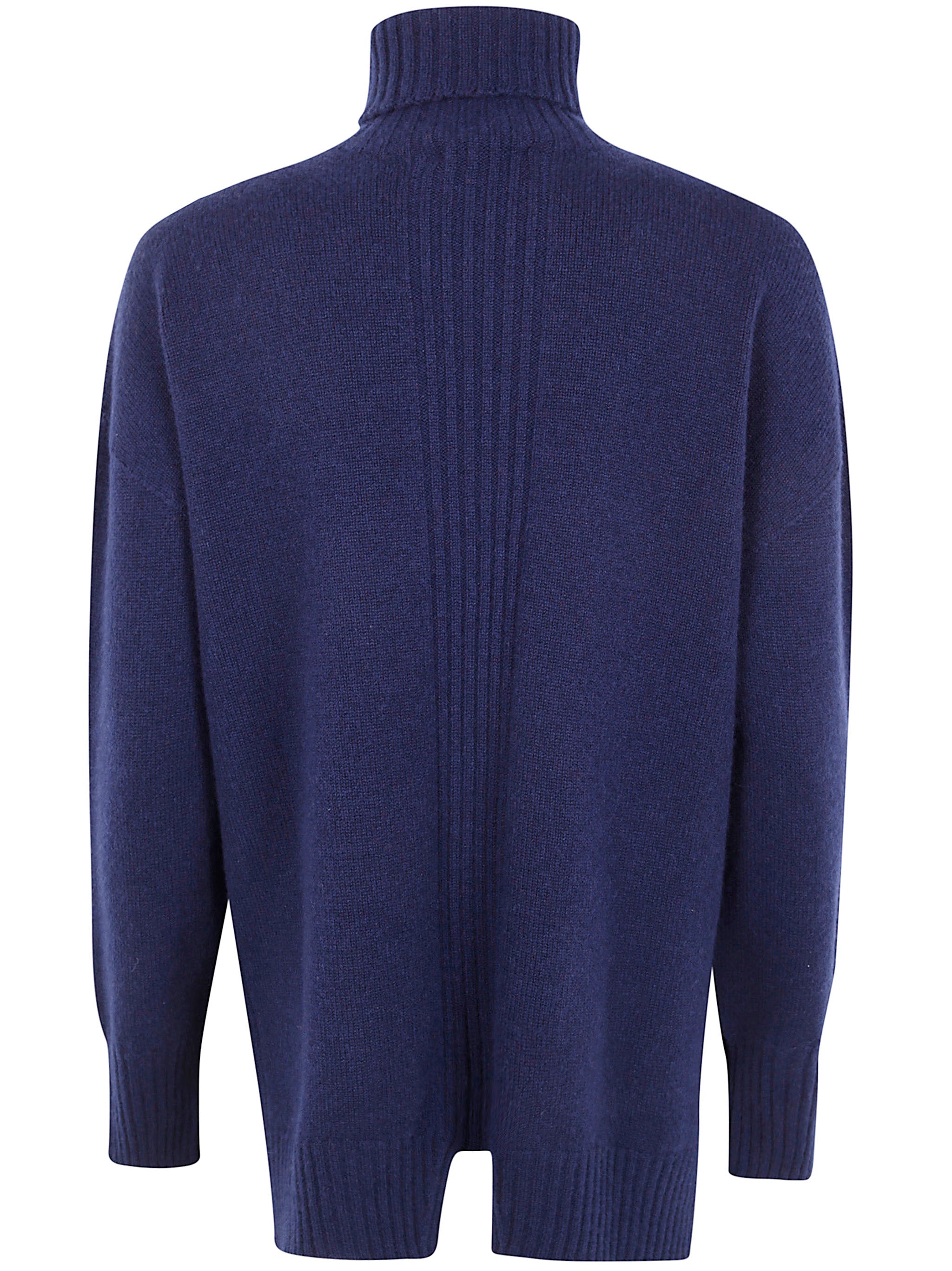 DRUMOHR Long Sleeve Turtle Neck Sweater