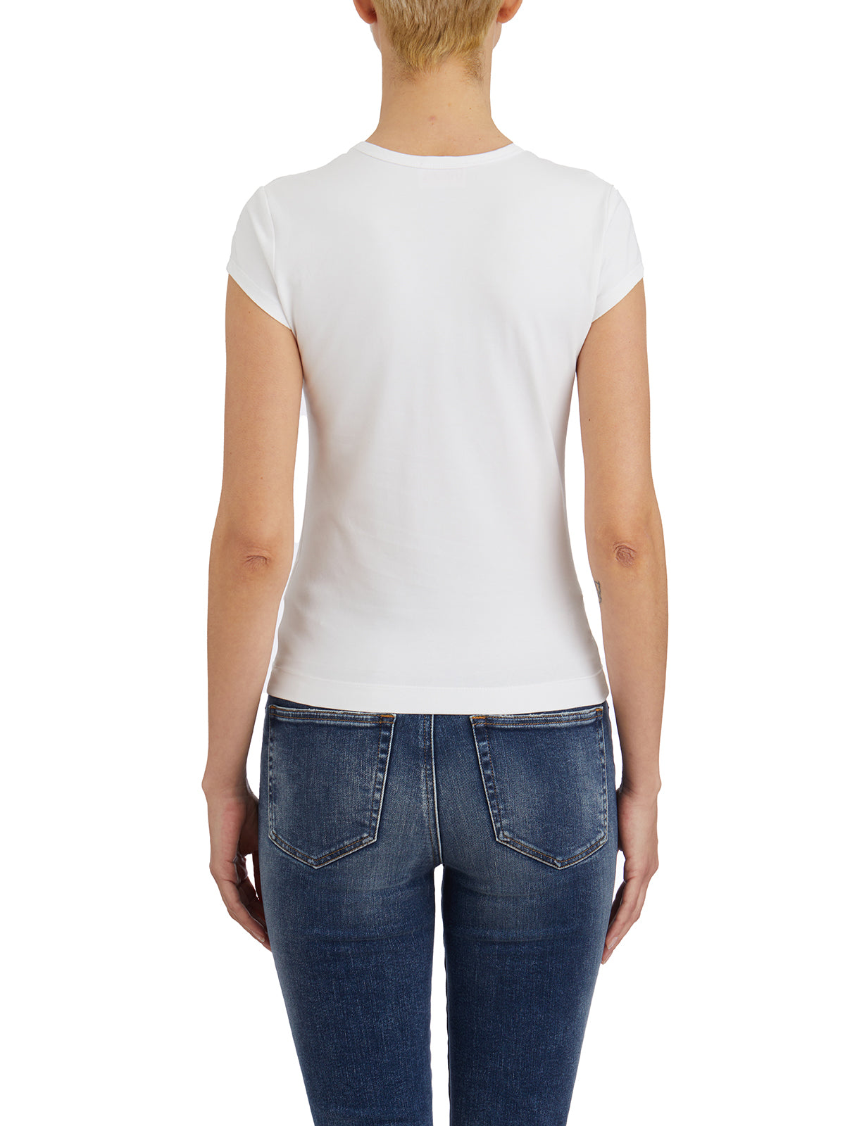 DIESEL Slim Fit Mini Logo Cotton T-Shirt - Size S