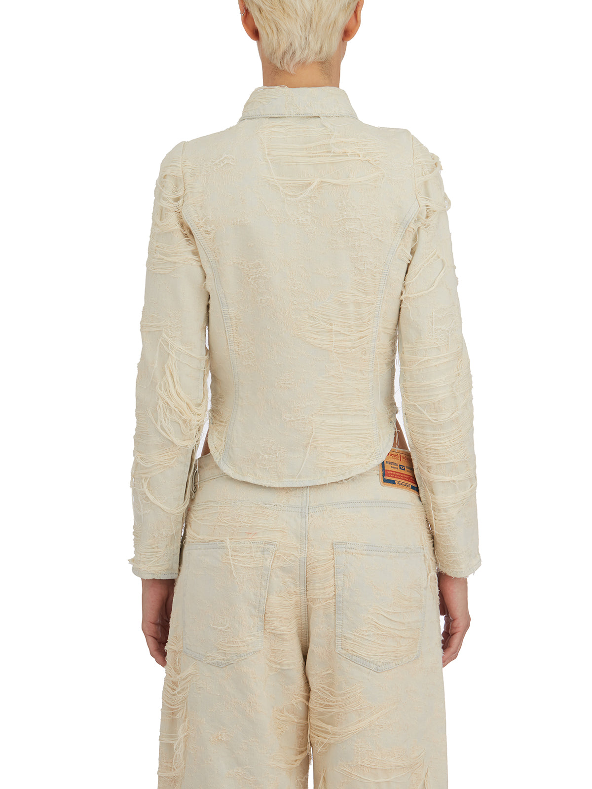 DIESEL Women's Short Button-Up Shirt