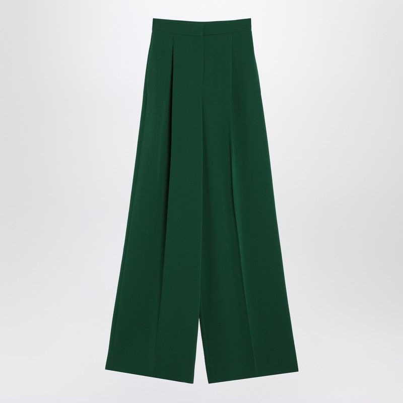 MAX MARA Wide Leg Cady Trousers - Fall/Winter 2025