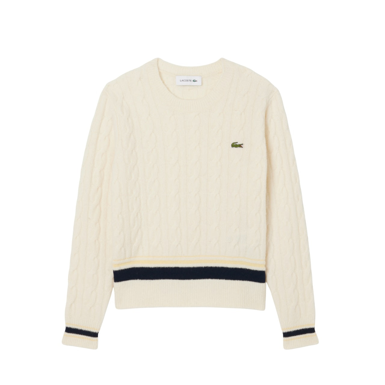 LACOSTE Cable-knit Sweater - FW25