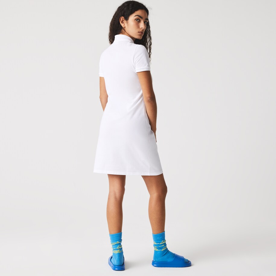 LACOSTE Slim Fit Polo Mini Dress for Women
