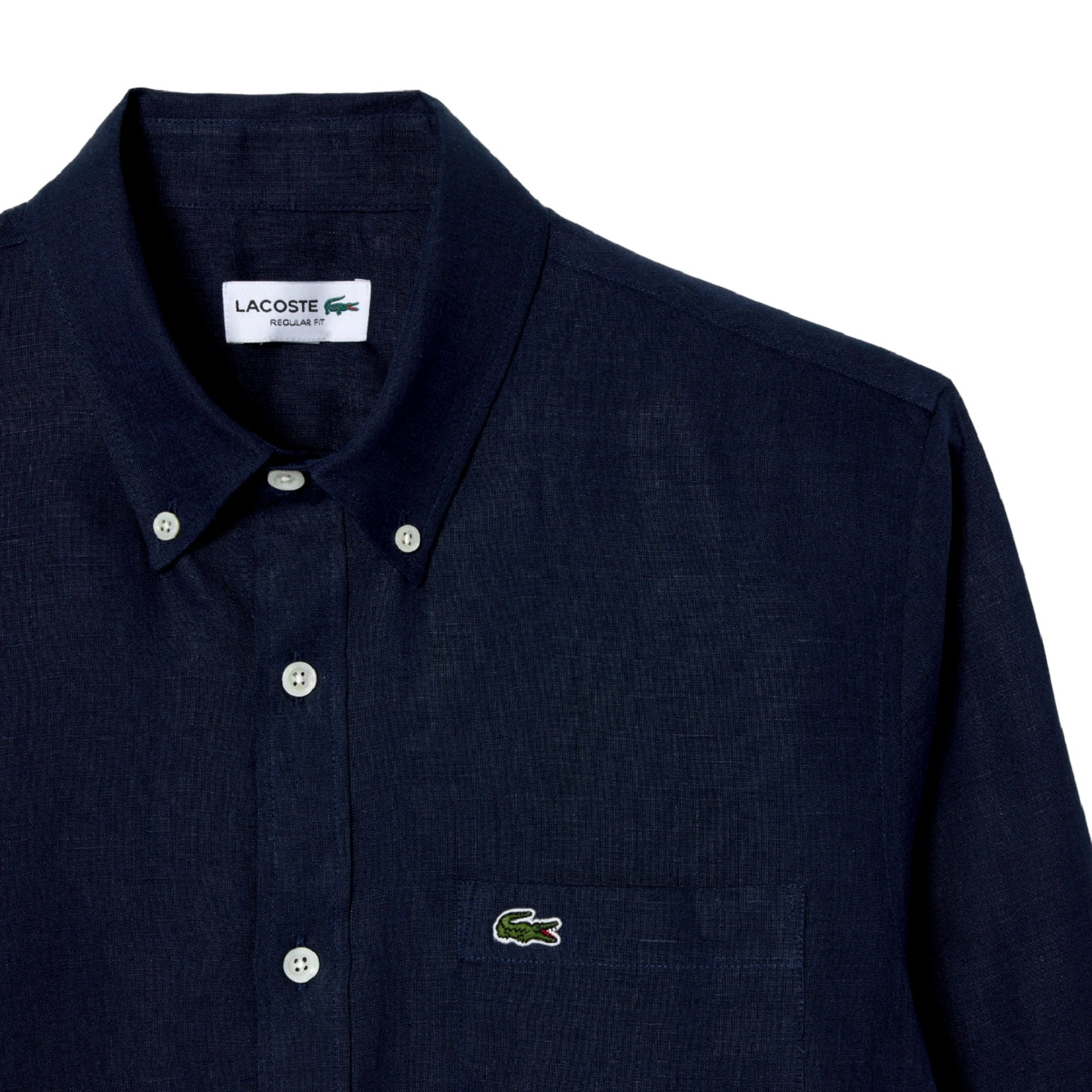 LACOSTE Classic Linen Shirt for Men