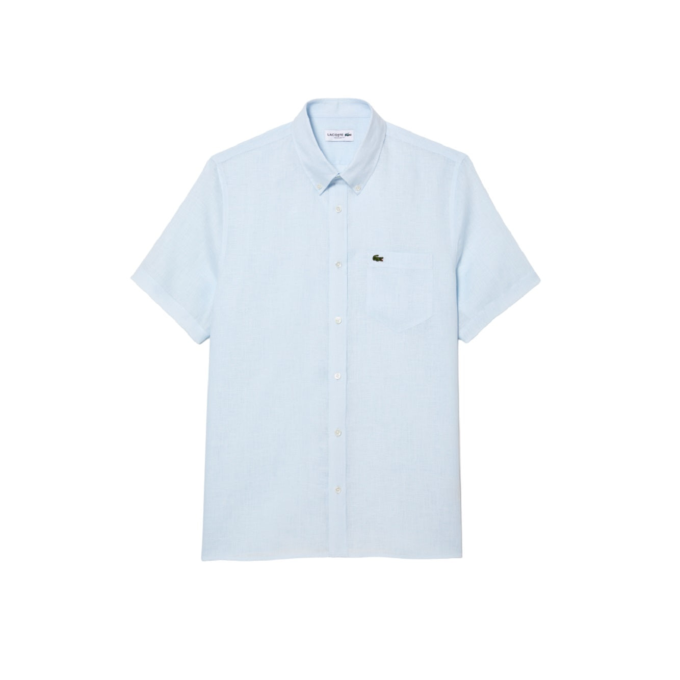 LACOSTE Classic Linen Shirt for Men - Regular Fit