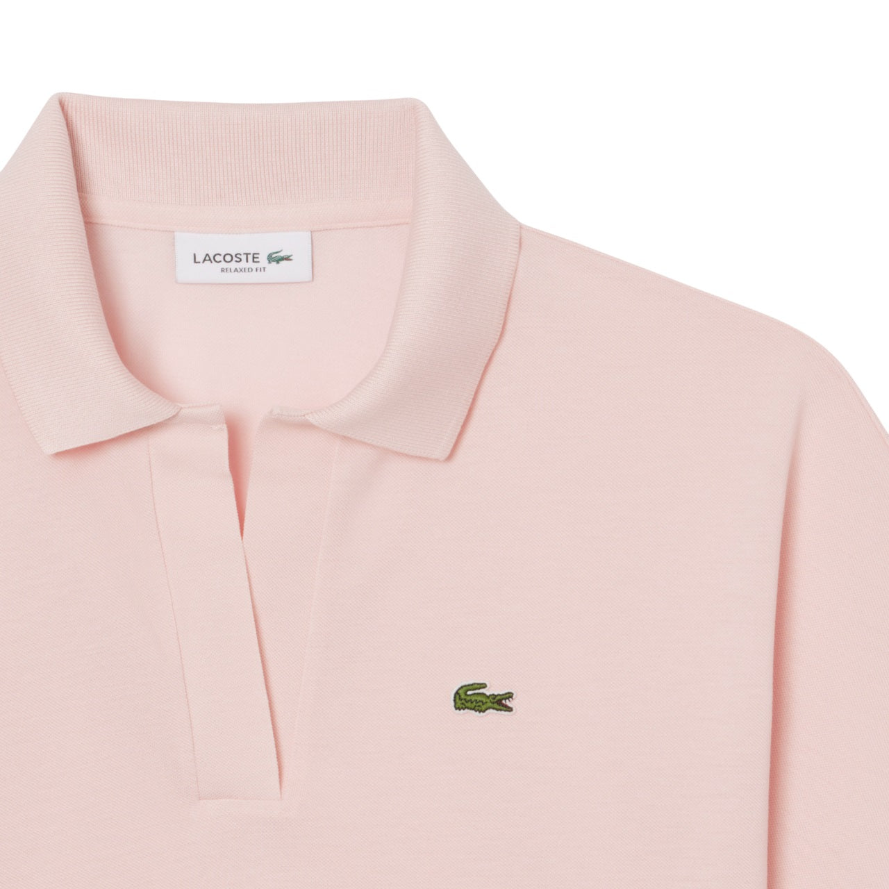 LACOSTE Relaxed Fit Polo with Asymmetrical Cut