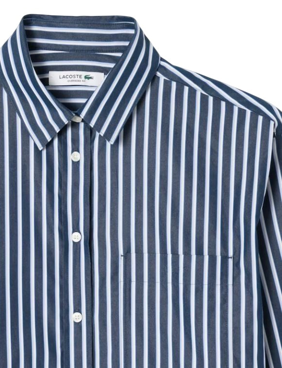 LACOSTE Oversized Long-Sleeved Shirt for Women