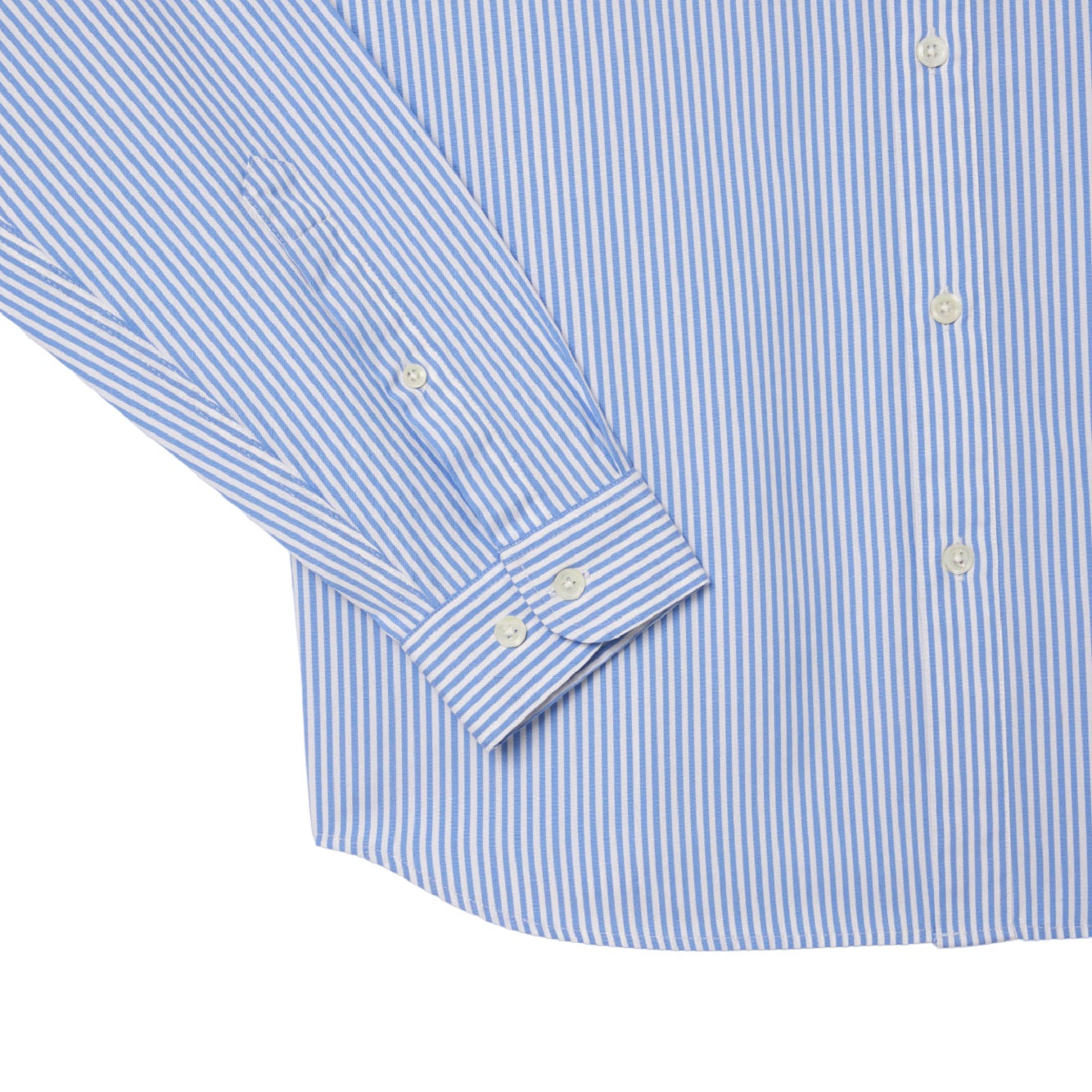 LACOSTE Luxe Cotton Shirt for Men - Clear Blue