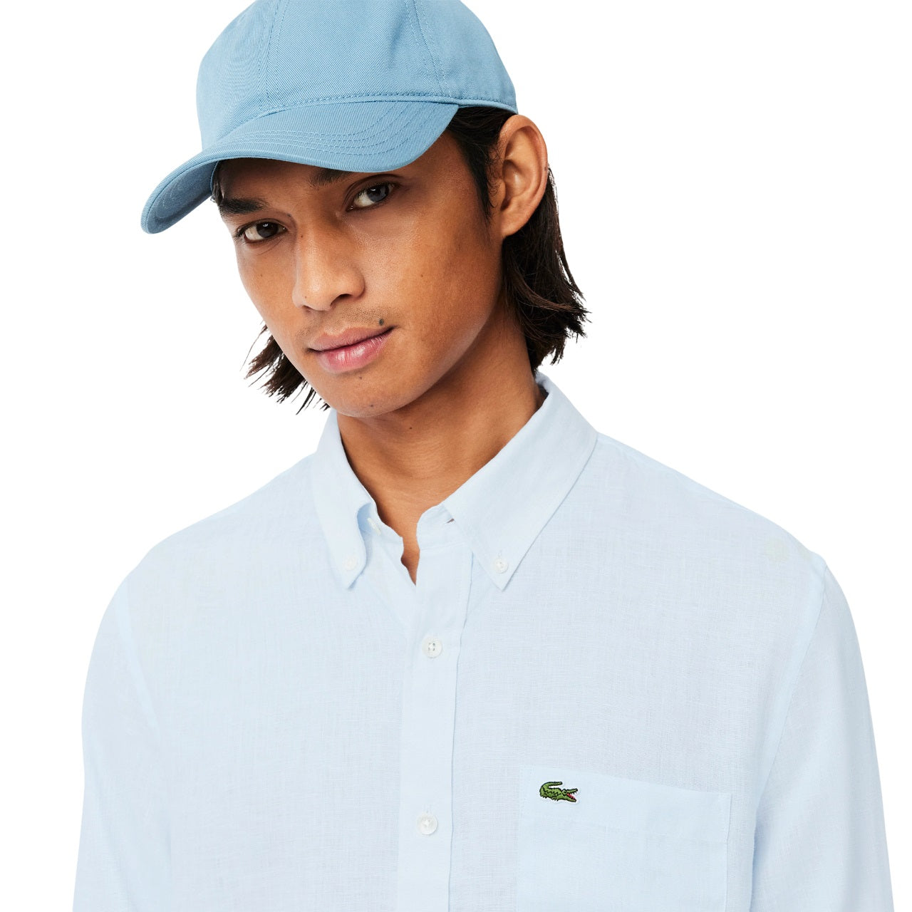 LACOSTE Classic Straight Cut Shirt for Men