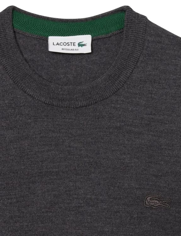 LACOSTE Minimalist Merino Wool Sweater for Men