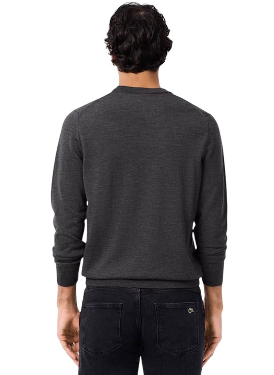 LACOSTE Minimalist Merino Wool Sweater for Men