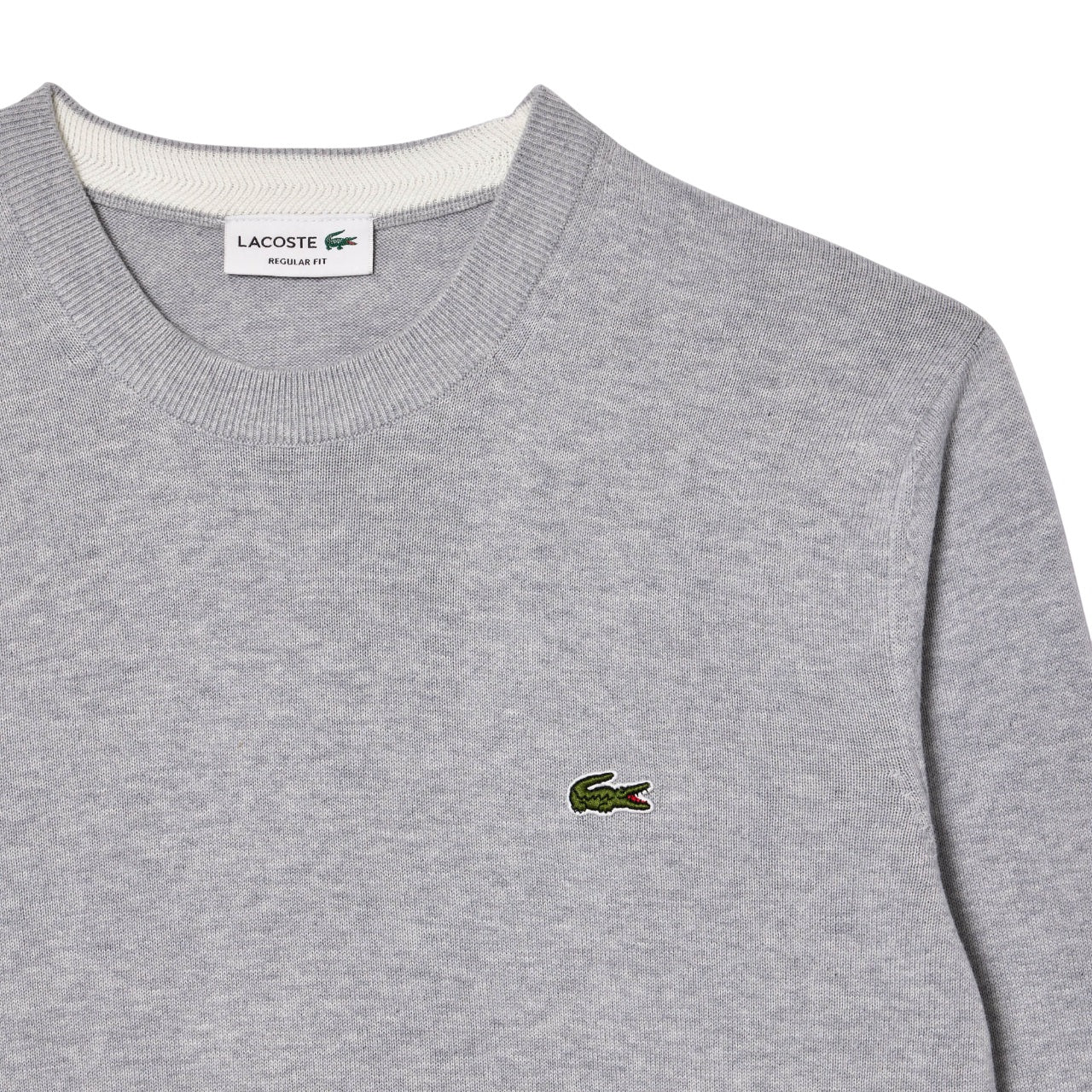 LACOSTE Cozy Ribbed Pullover Sweater for Men