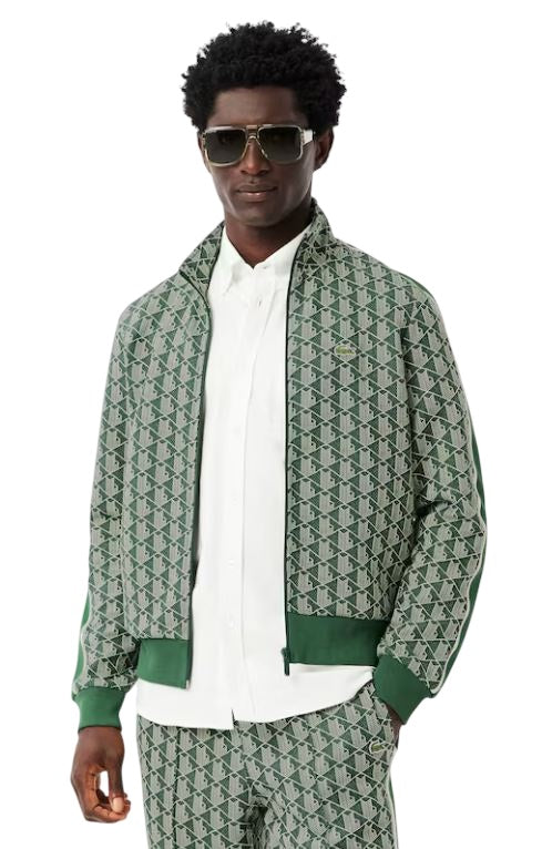 LACOSTE Men's Zip-Up Sweatshirt - Slightly Fitted Design