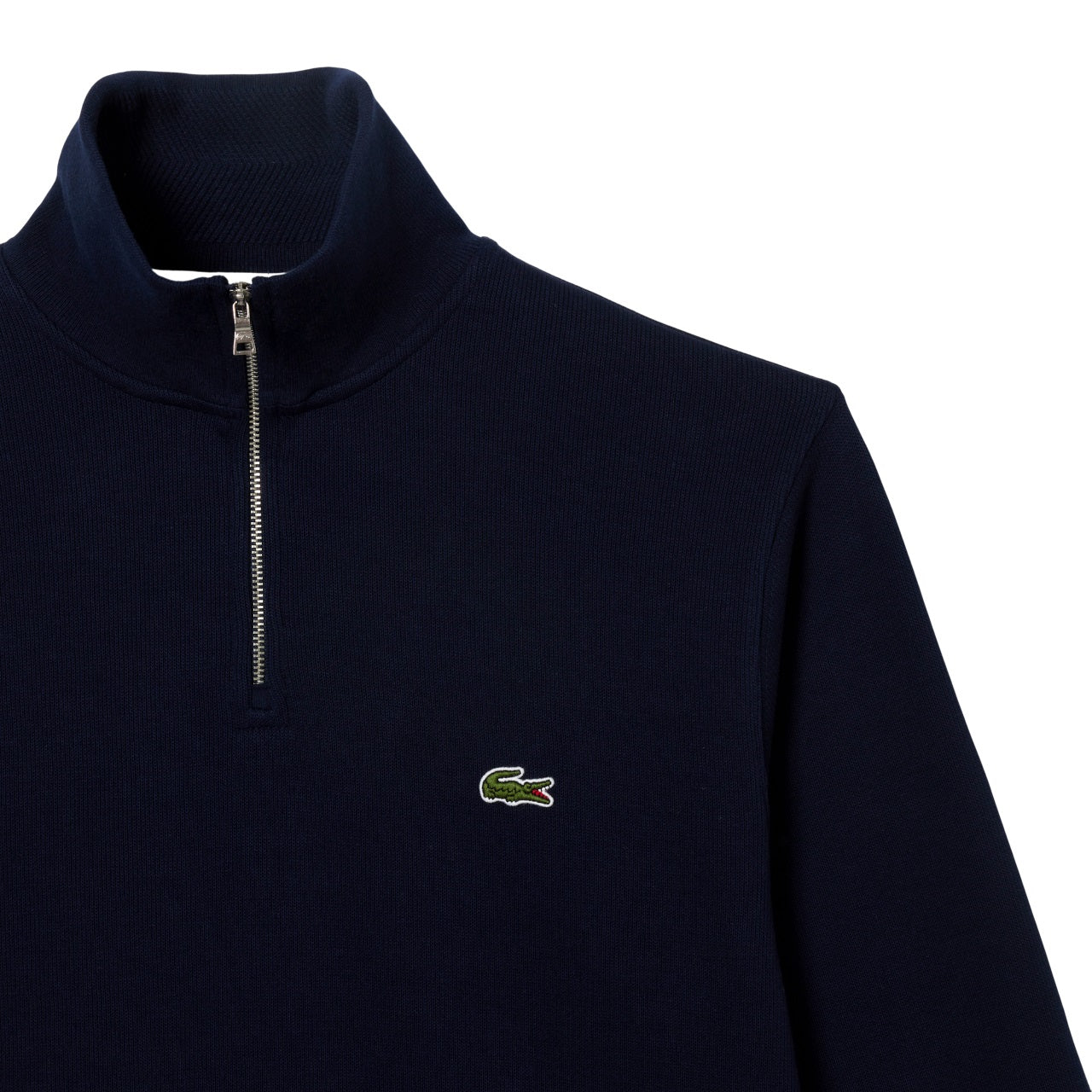 LACOSTE Classic High Neck Zip Sweatshirt for Men