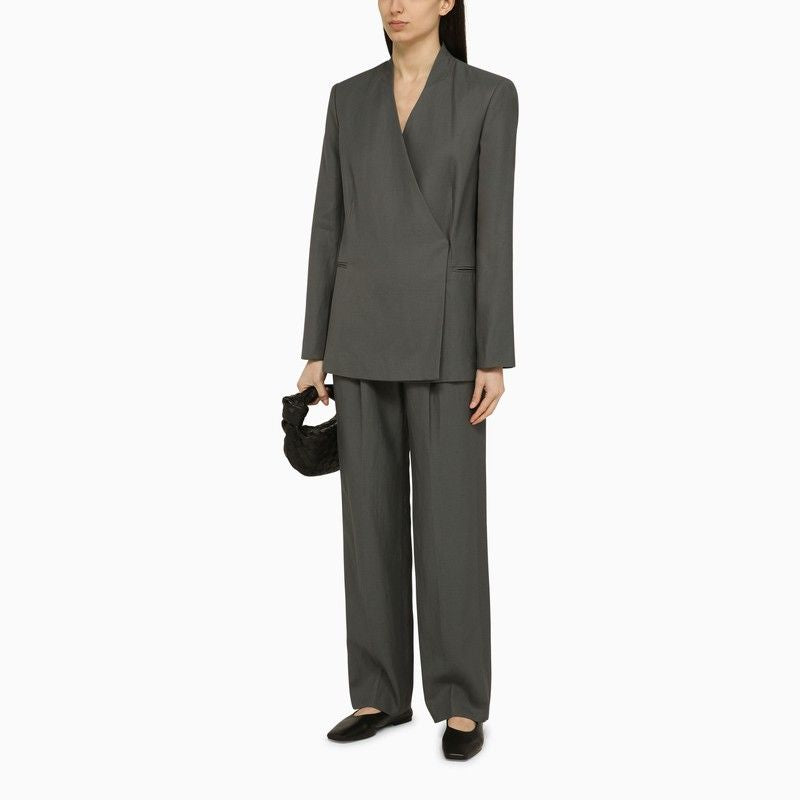 LOULOU STUDIO Sandyato Single-Breasted Viscose Blazer