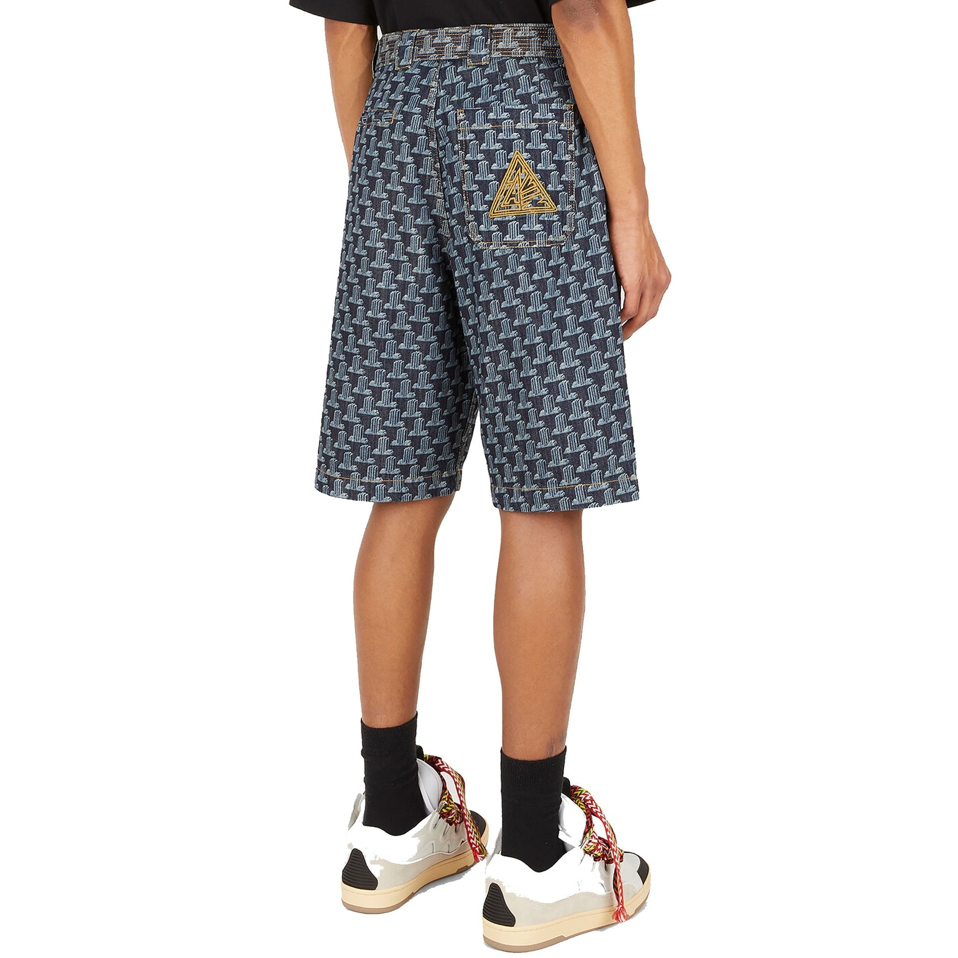 LANVIN Column Monogram Mini Shorts