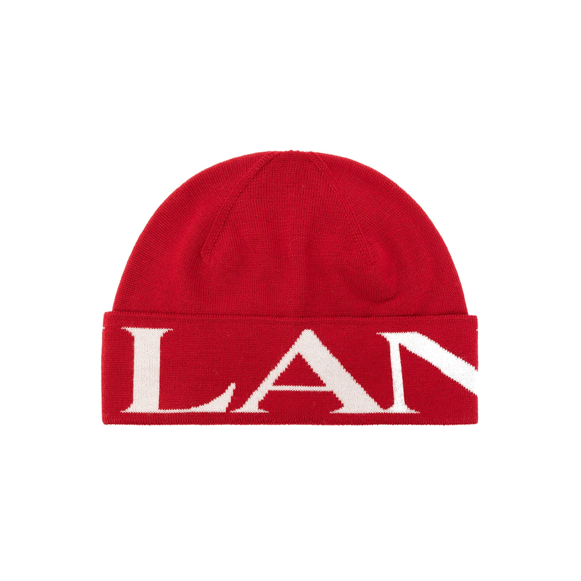 LANVIN Wool Hat with Ribbed Trims