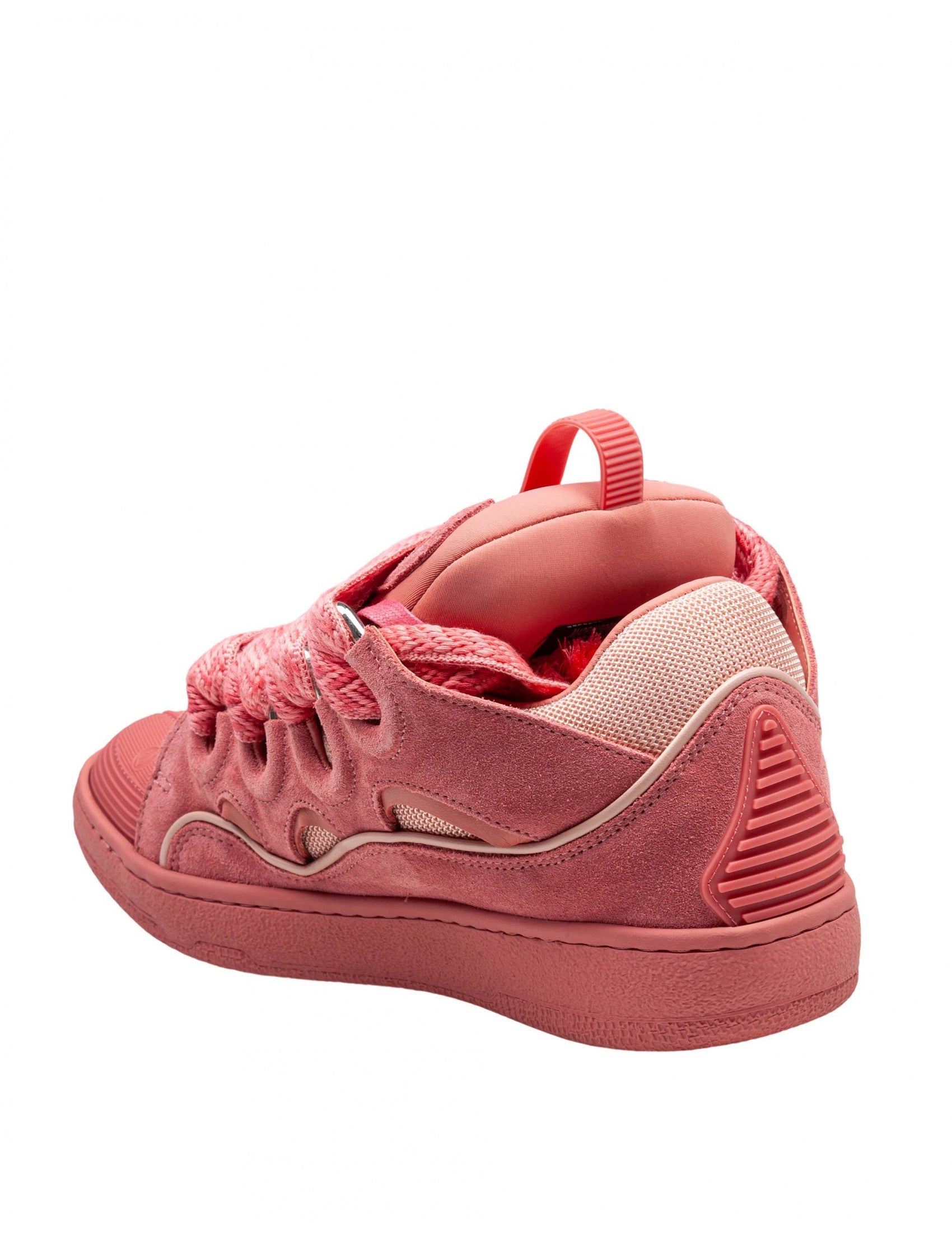 LANVIN Chic Curb Suede Sneakers for Women
