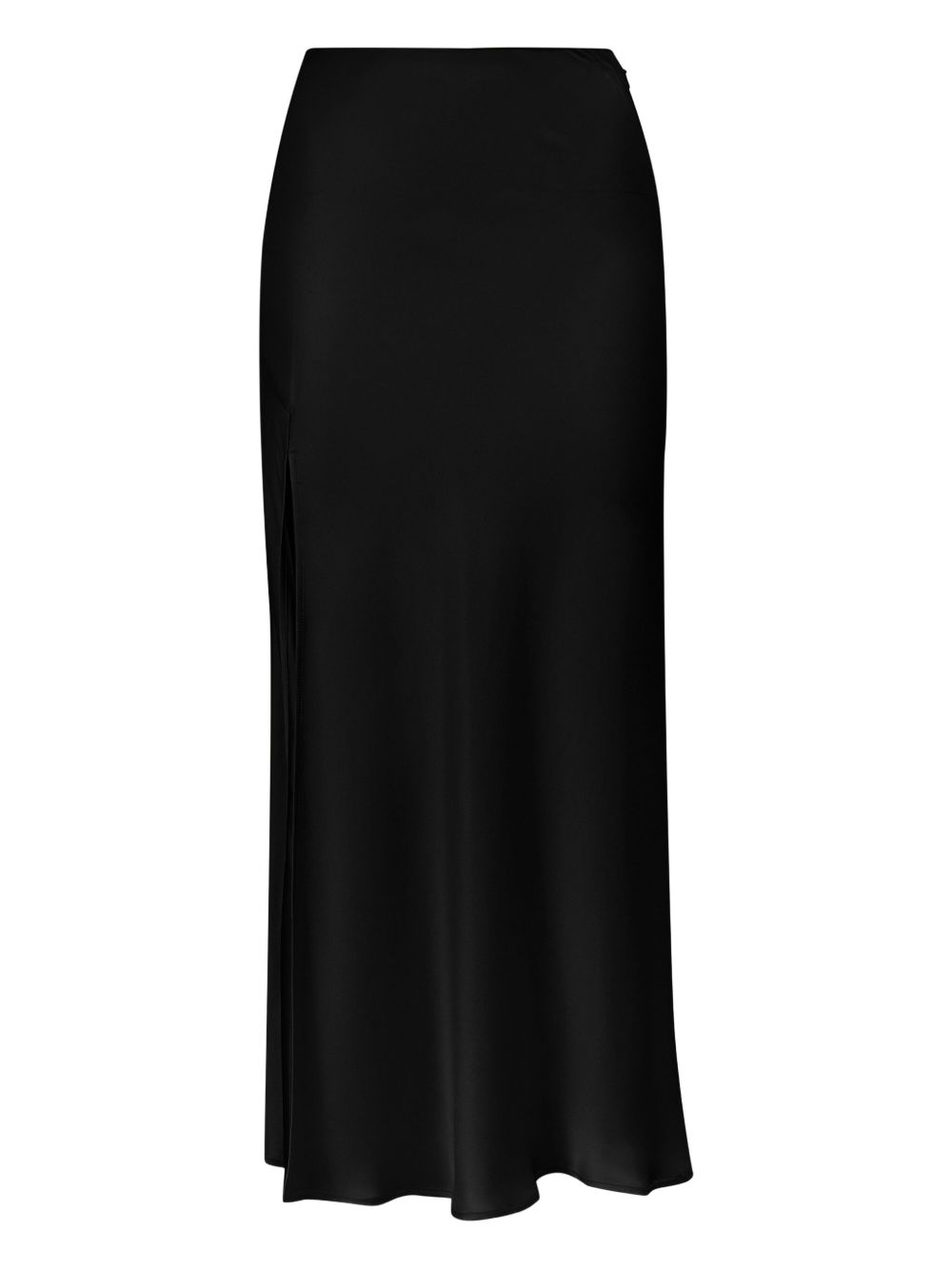 LAPOINTE Elegant Midi Skirt with Stylish Slit - Size Available