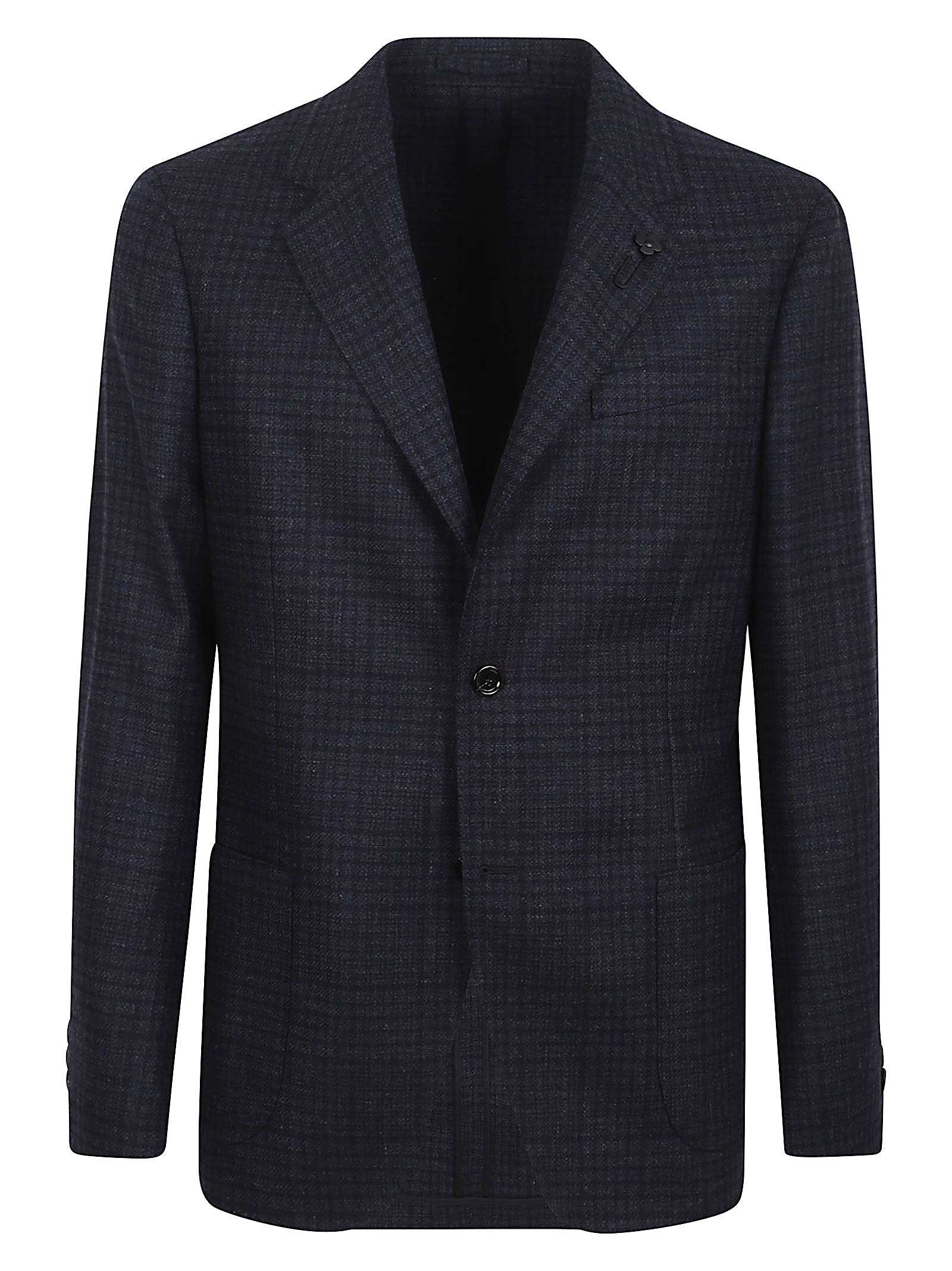 LARDINI Tailored Wool and Cashmere Blend Jacket for Men