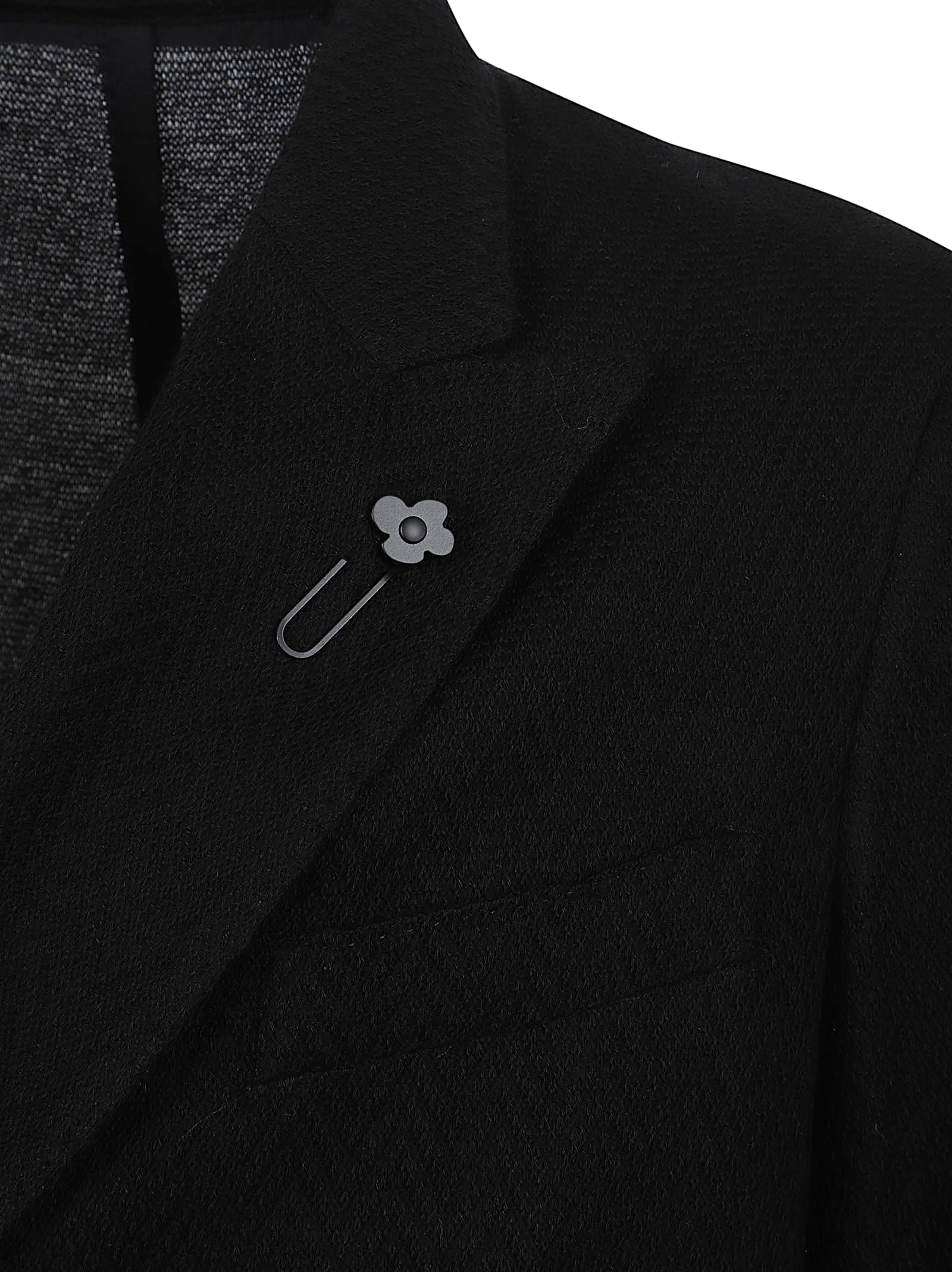 LARDINI Sleek Lyocell Blend Jacket