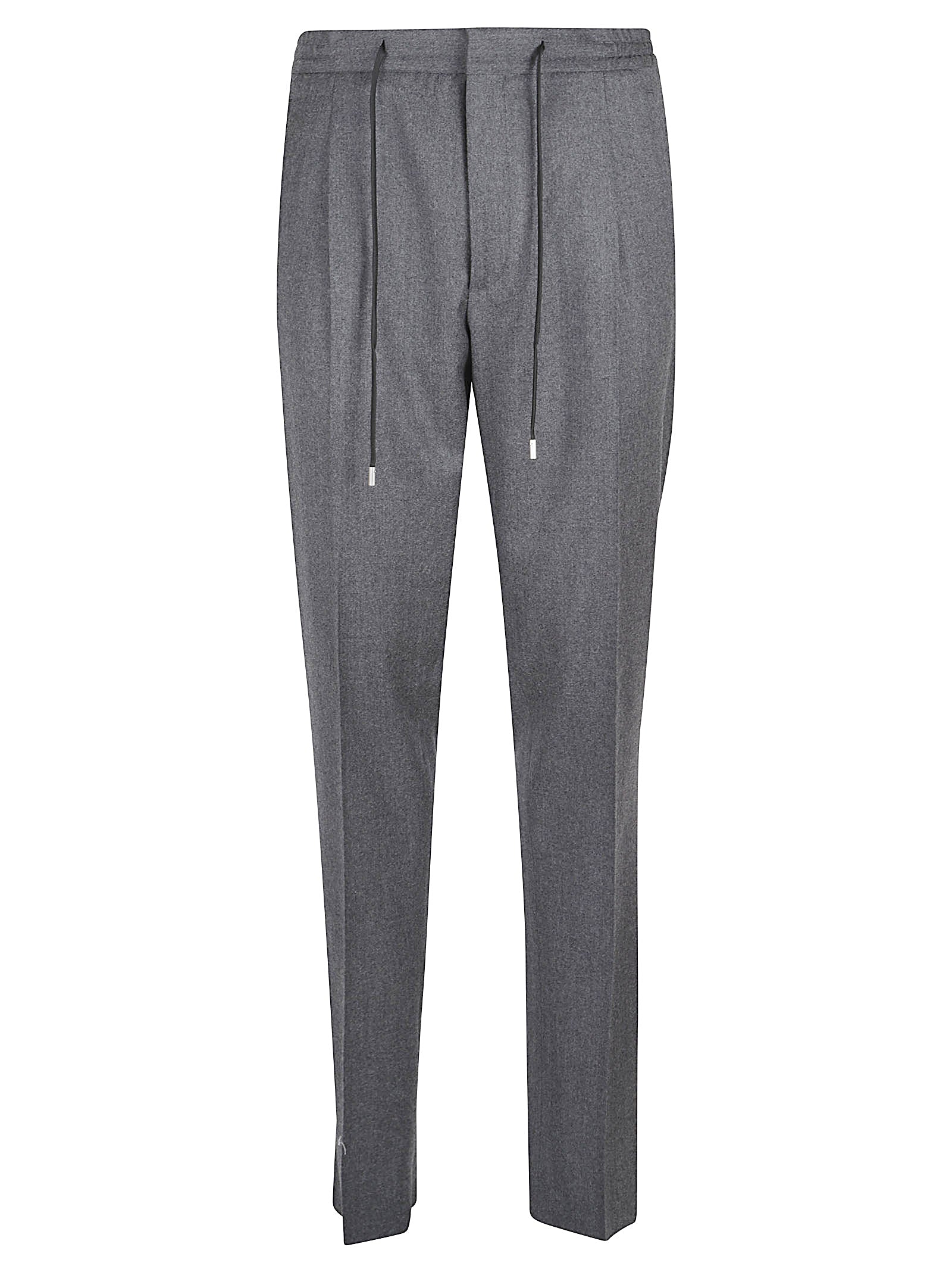 LARDINI Sophisticated Wool Blend Trousers for Men