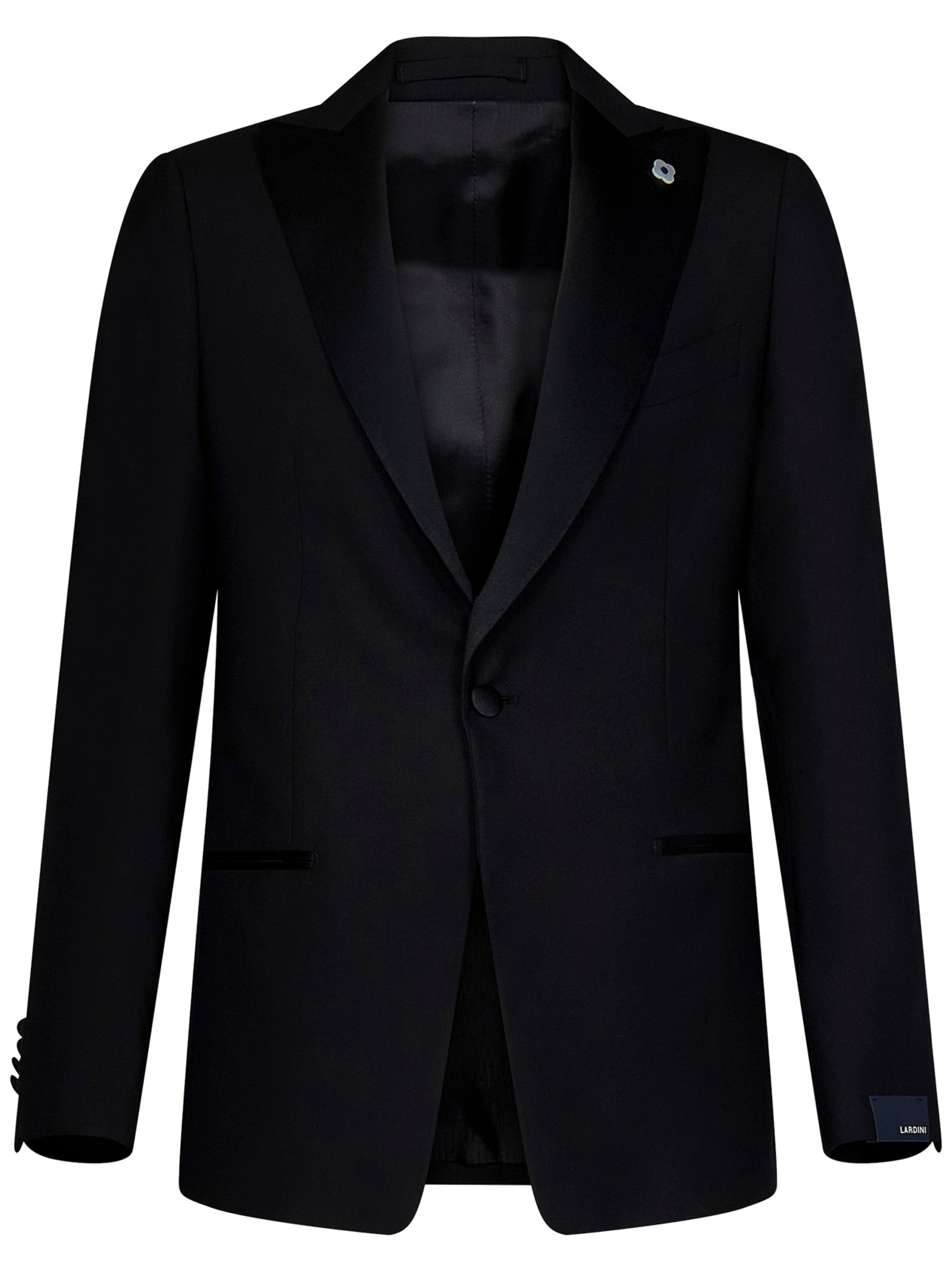 LARDINI Tailored Three-Piece Tuxedo for Men - Size 48 IT