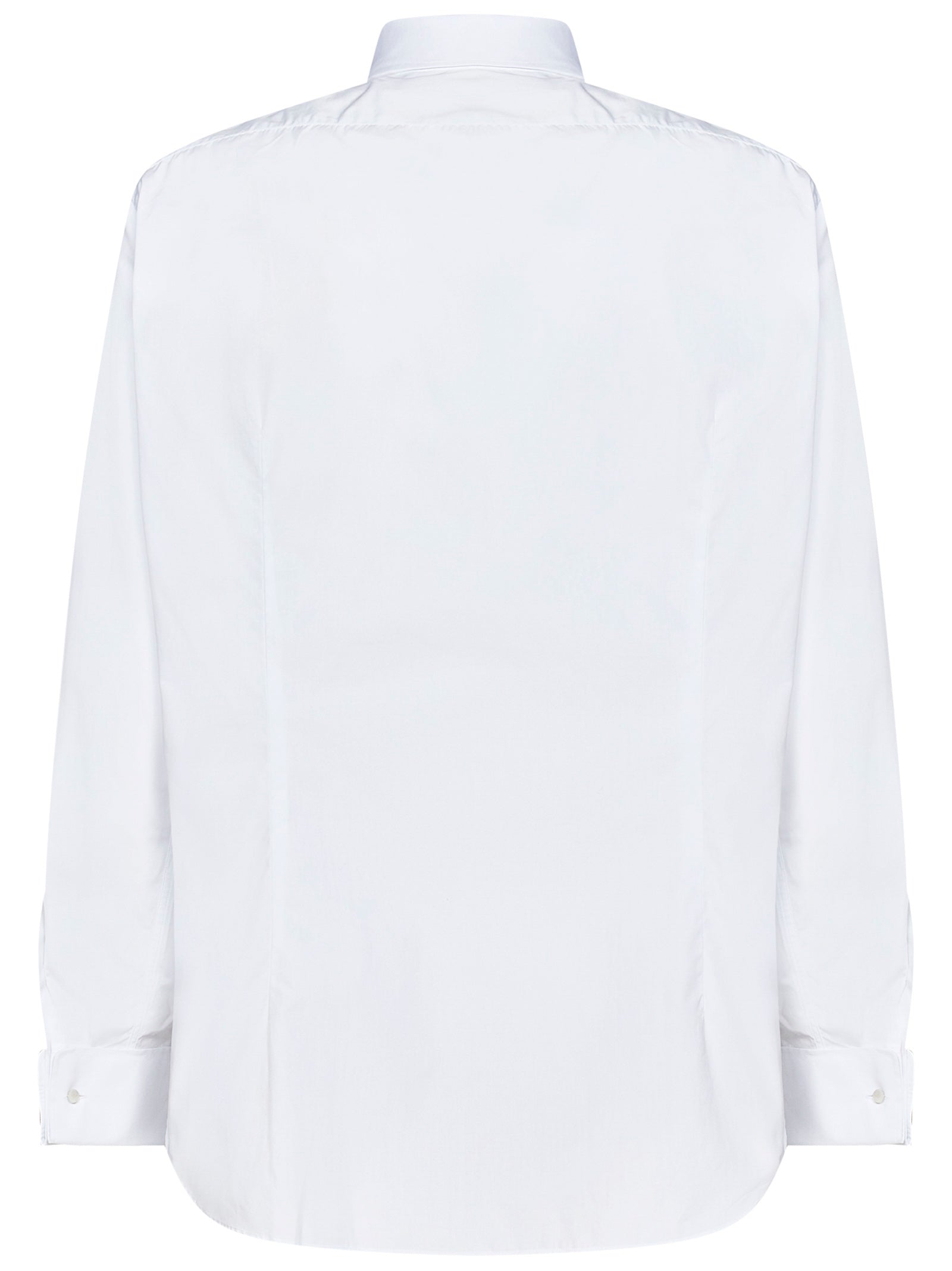 LARDINI Stylish Men's Shirt with Striped Plastron