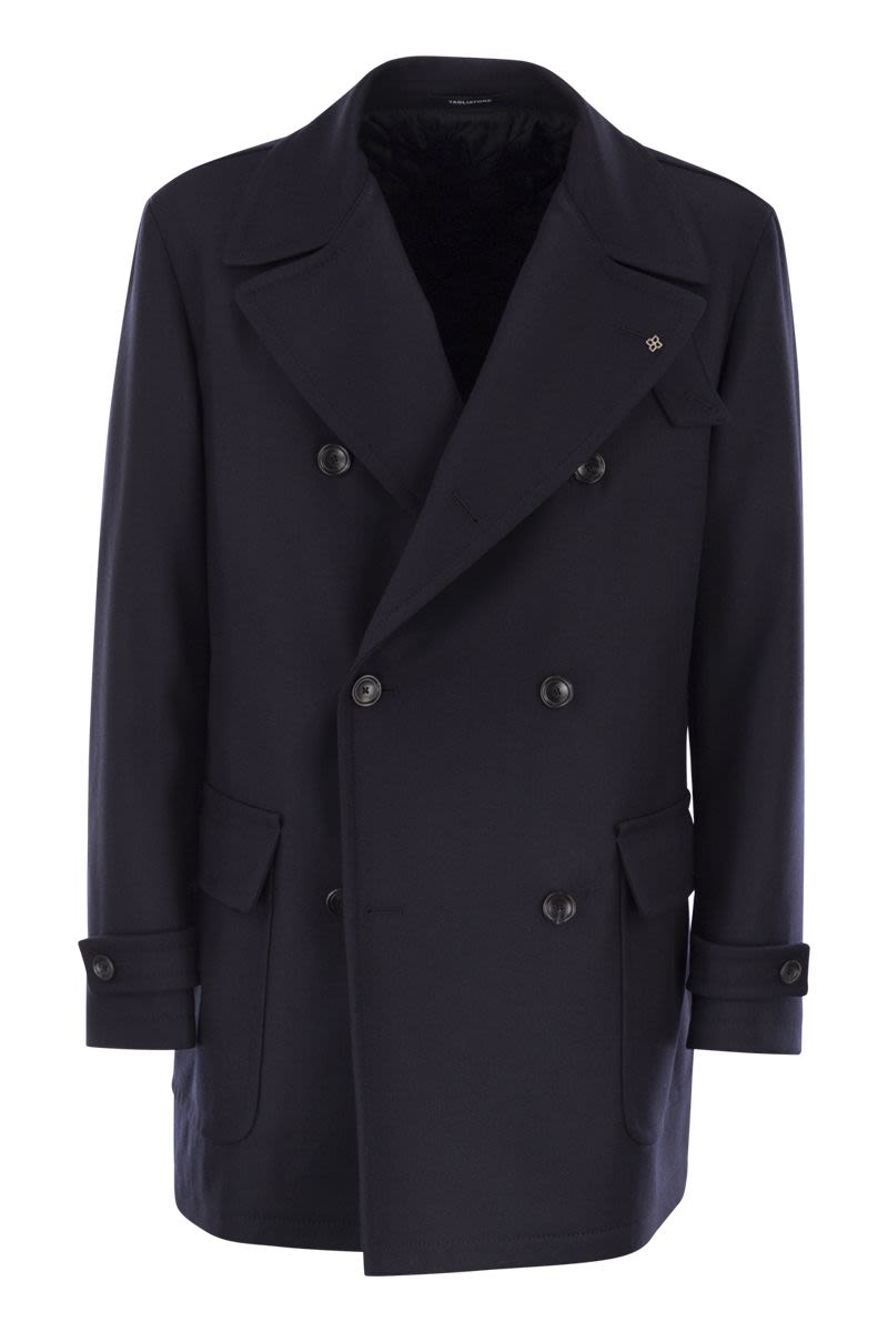 TAGLIATORE Double-Breasted Virgin Wool Jacket - FW25