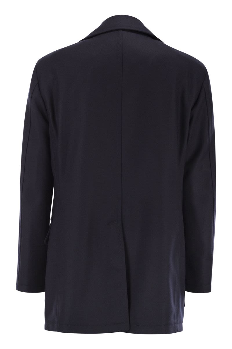 TAGLIATORE Double-Breasted Virgin Wool Jacket - FW25