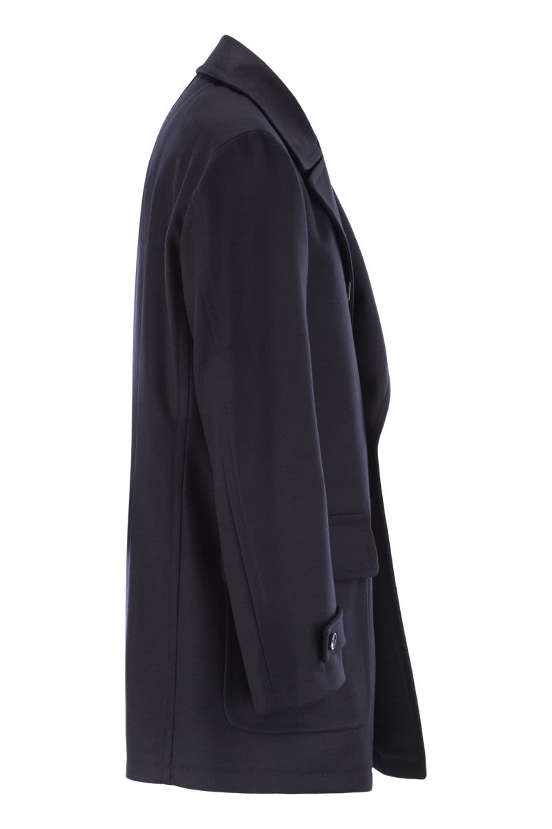 TAGLIATORE Double-Breasted Virgin Wool Jacket - FW25
