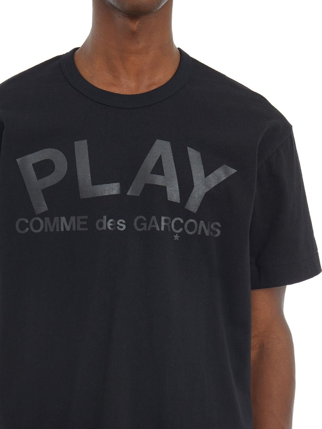 COMME DES GARÇONS PLAY Printed Cotton T-Shirt - Size L