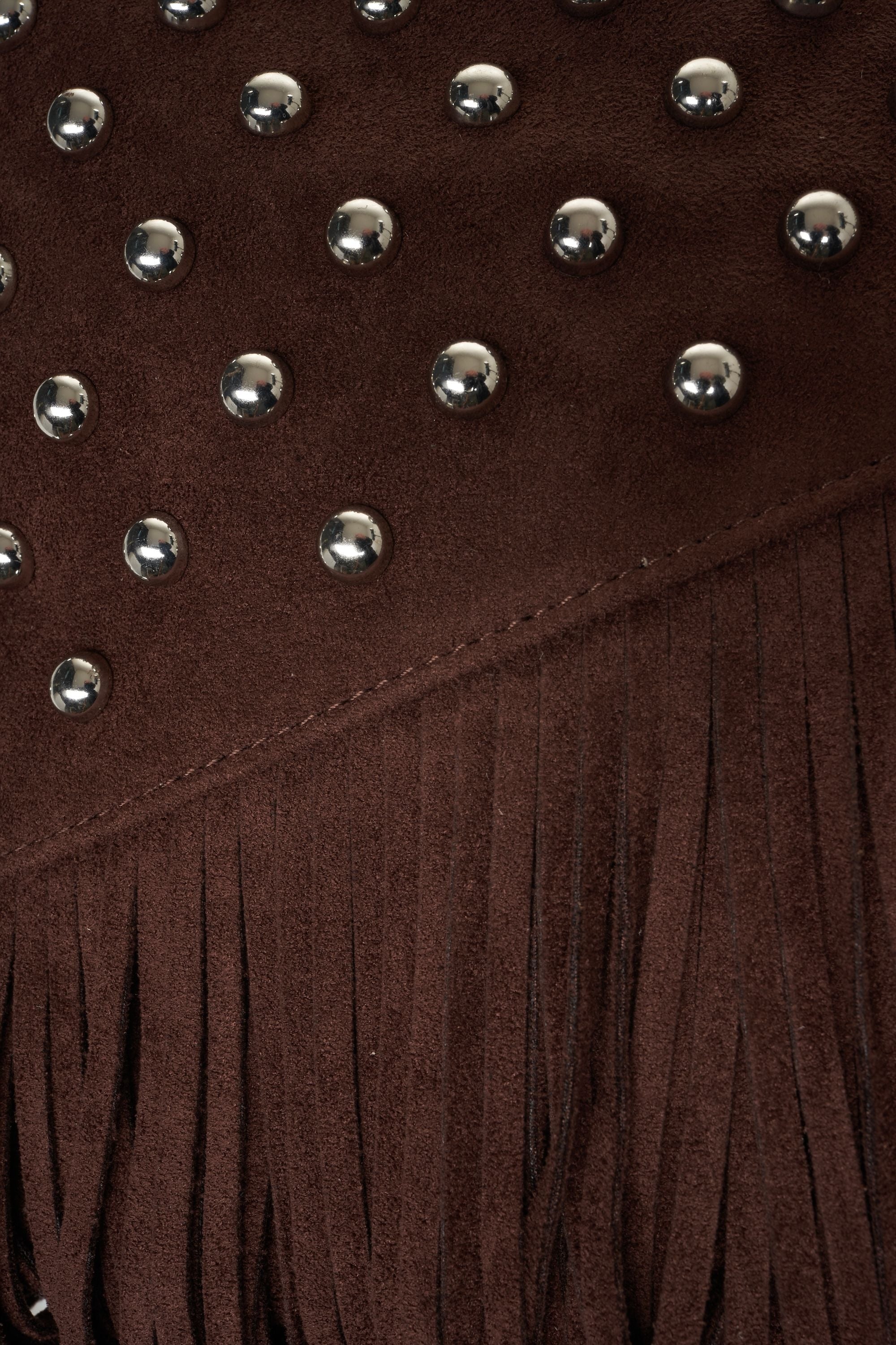 LA CARRIE Mini Shoulder Bag with Fringe - Fall Winter Collection 2025